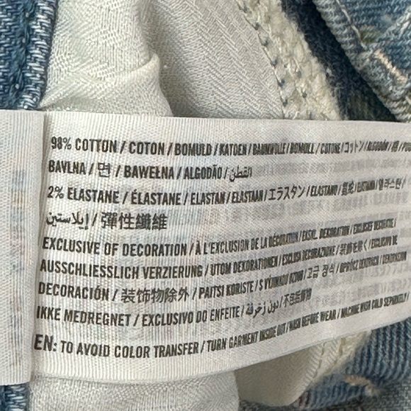 Hollister High Rise Short Short Vintage Stretch Jean Shorts Floral Distr… - Picture 6 of 12